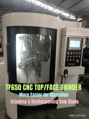 Equipamento de afiamento de lâmina de serra de ângulo de bisel CNC